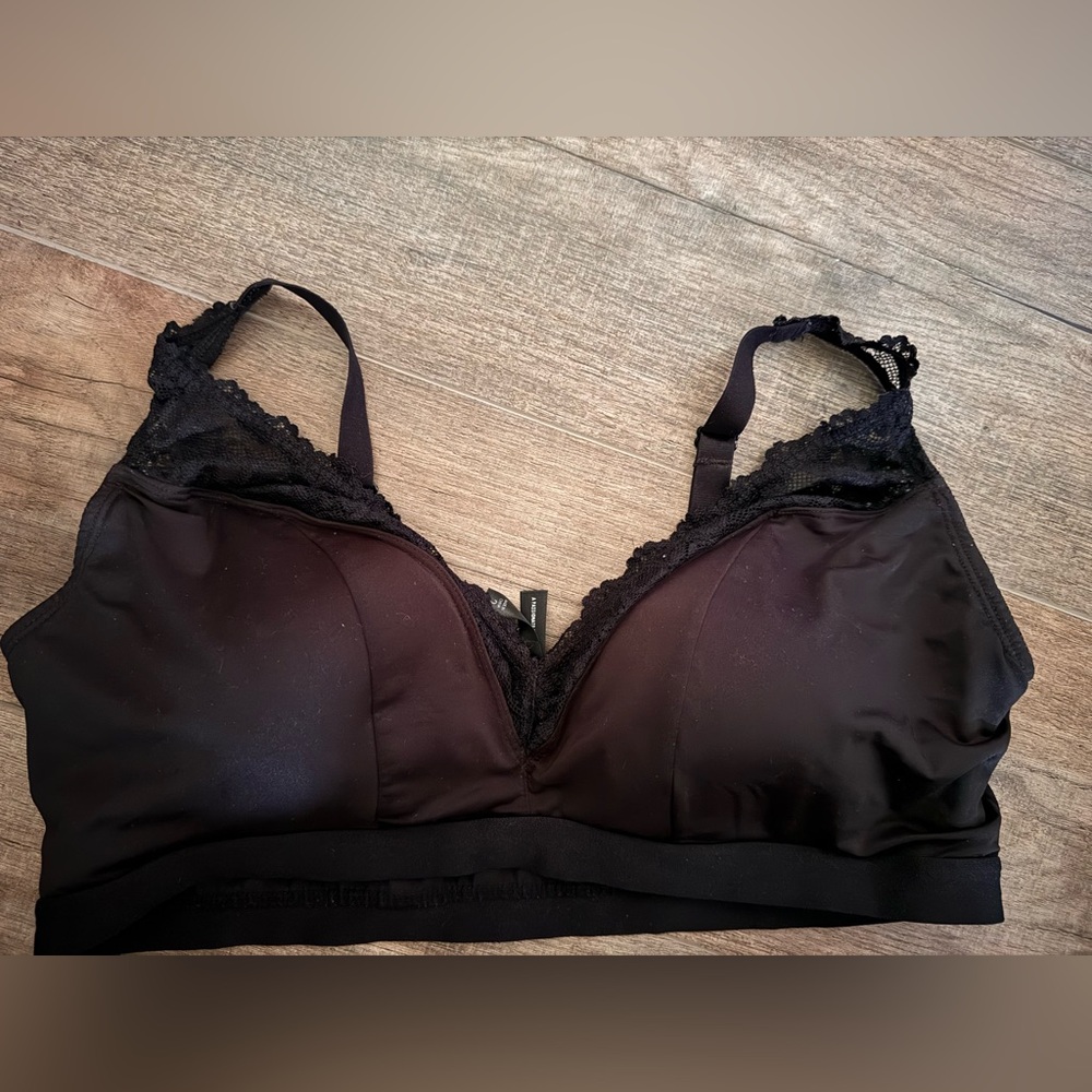 Torrid Black Lace Accent Bra